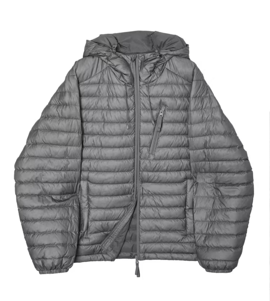 헤지스 남성 경량 구스다운 패딩 그레이 M 상품이미지2