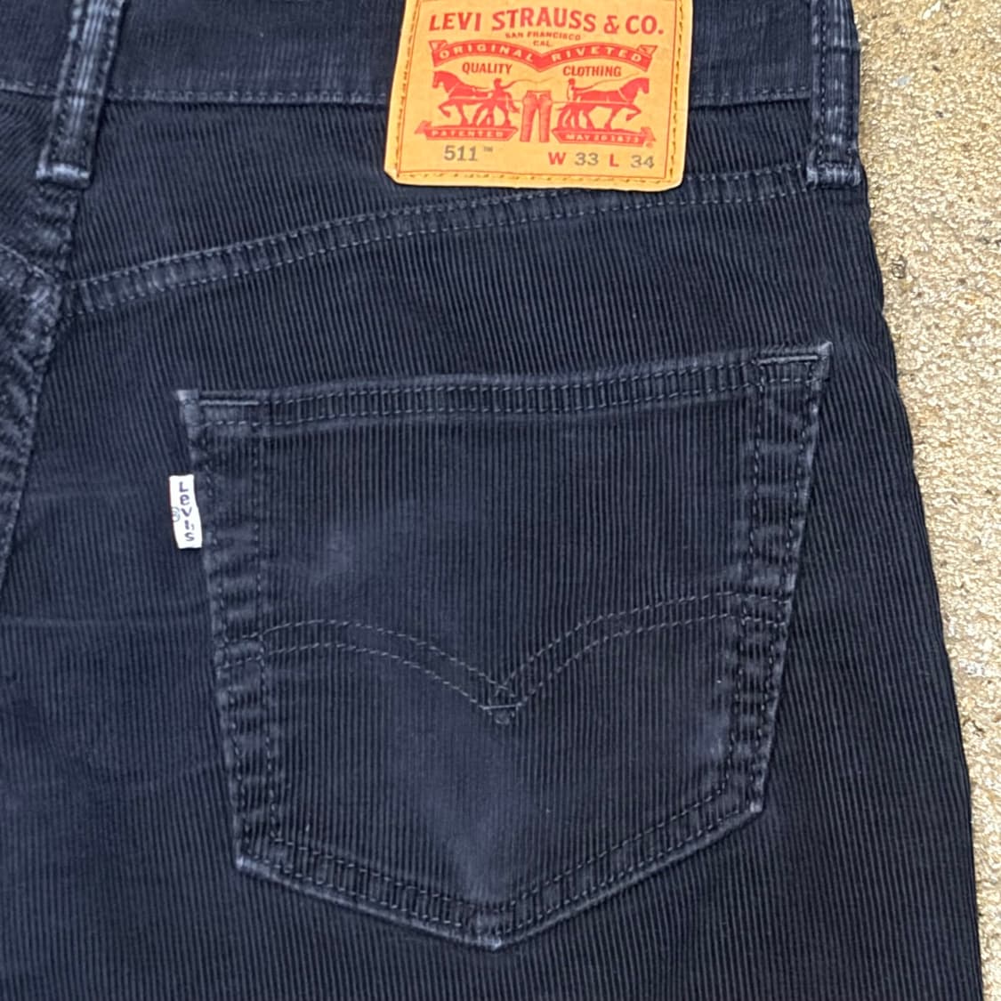 미국 빈티지 리바이스 511 코듀로이팬츠 골덴바지 상품이미지8