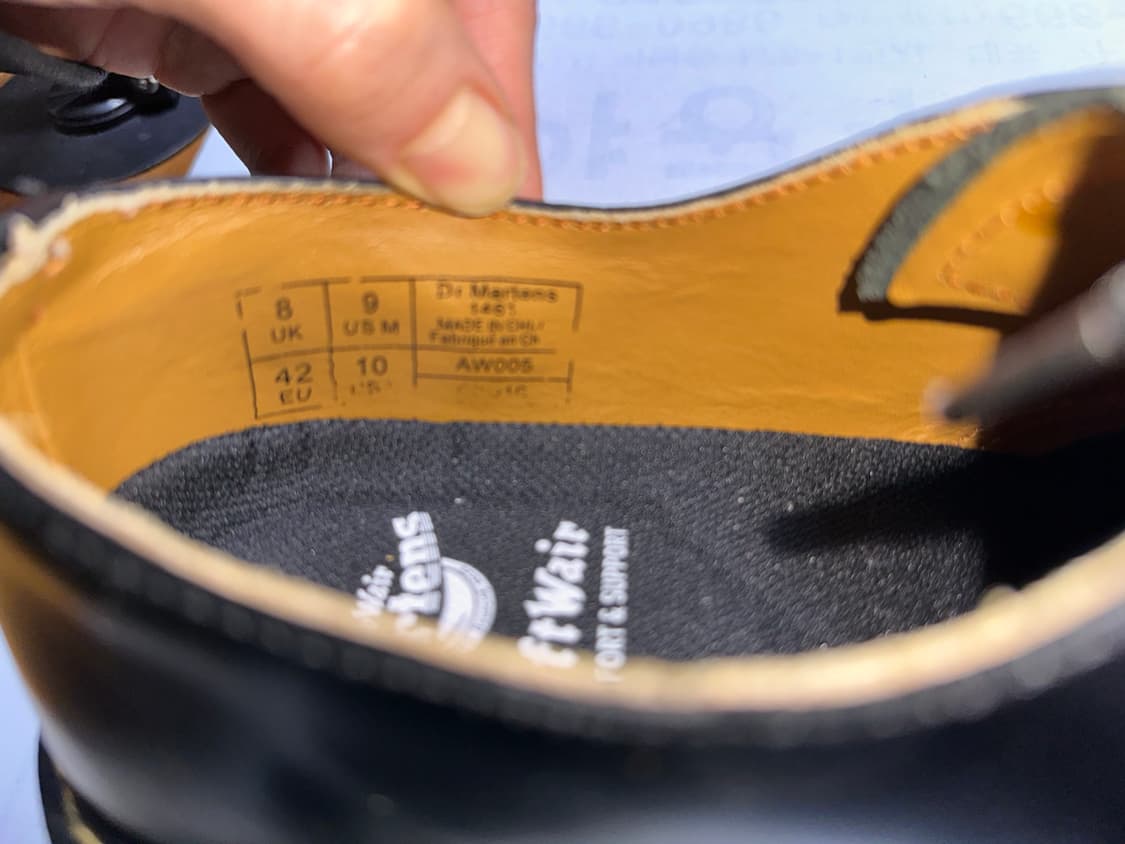 닥터마틴 스무스 블랙 270 사이즈 상품이미지6