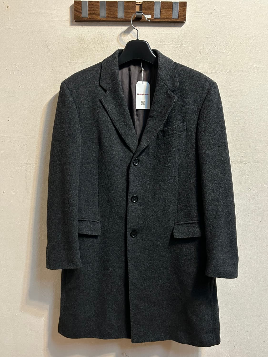 디케이엔와이 울 싱글 코트 상품이미지1