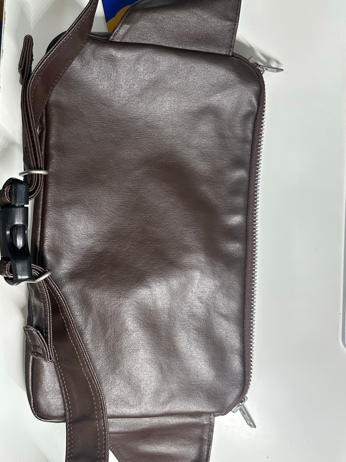 포터 브라운 레더 가방 상품이미지3