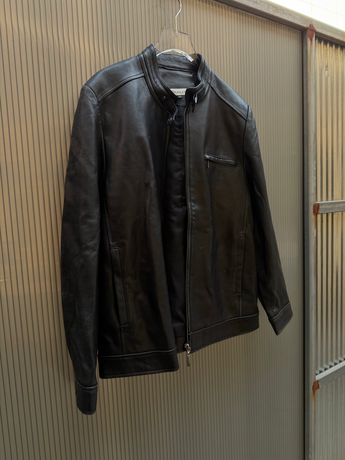 Vintage NOBLESS Leather Jacket  상품이미지4