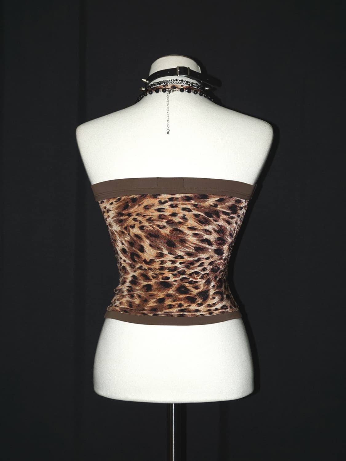 leopard gyaru top  상품이미지5