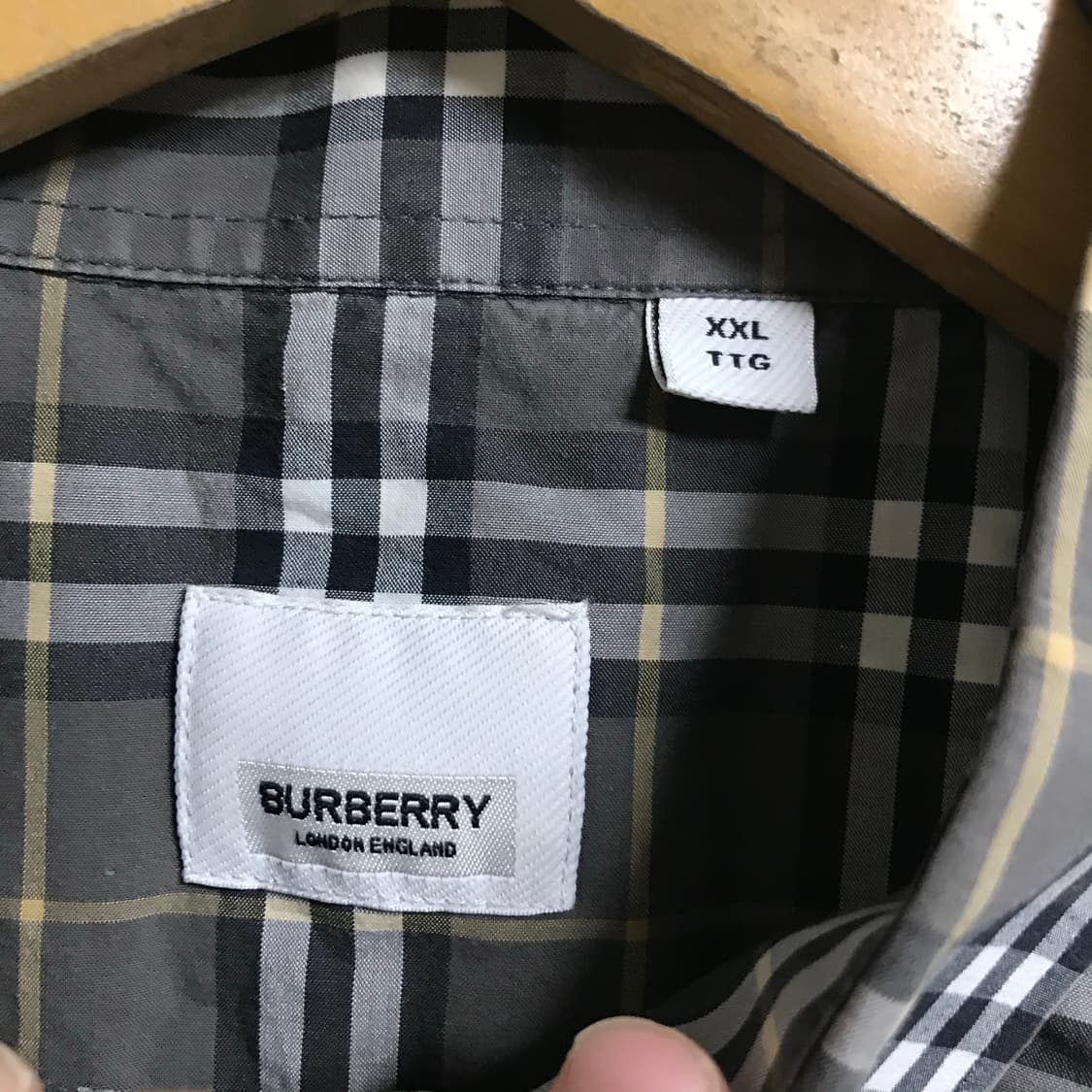 버버리 노바체크 데일리 셔츠 상품이미지3