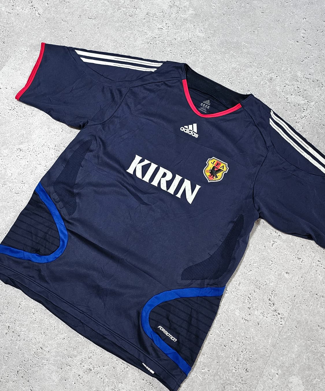 아디다스 일본 JFA 국대 풋볼 트레이닝 훈련복 반팔 06-07 상품이미지1