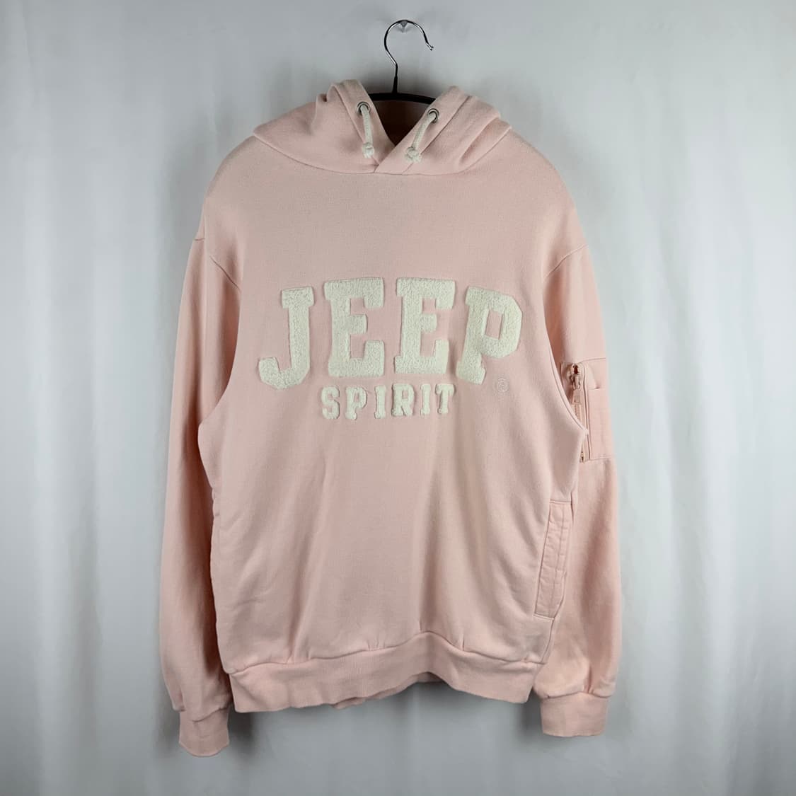 (95) 지프 빅로고 후드 티 베이비핑크 상품이미지2