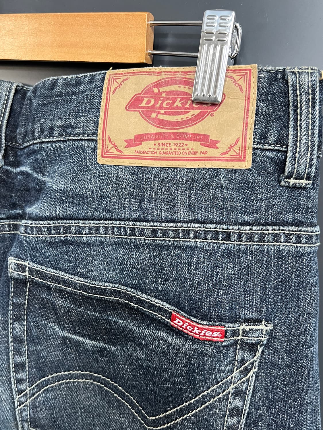 Dickies 디키즈 일자핏 워싱 데님 팬츠 상품이미지3
