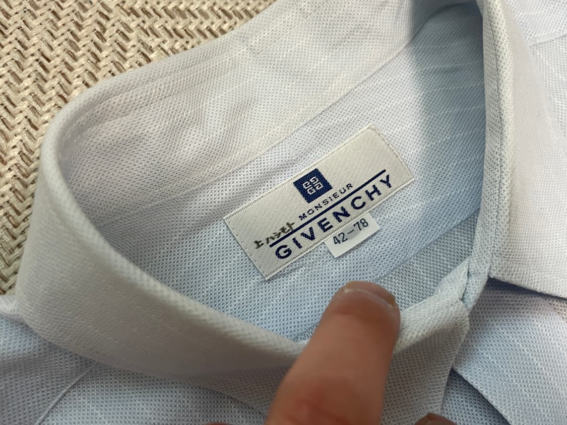 지방시 스카이블루 스트라이프 비즈니스 셔츠  J03647 상품이미지4