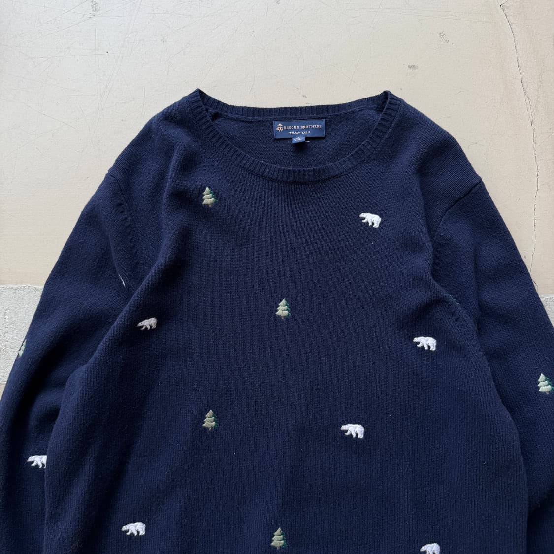 브룩스 브라더스 엠브로이드 니트 스웨터 상품이미지3