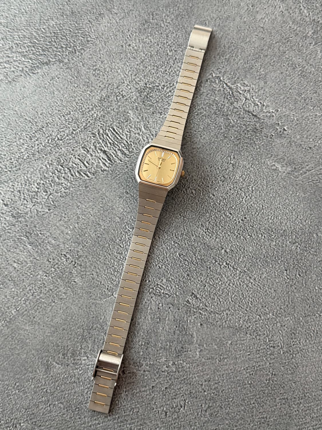 세이코 Seiko 스퀘어 쿼츠 콤비 상품이미지2