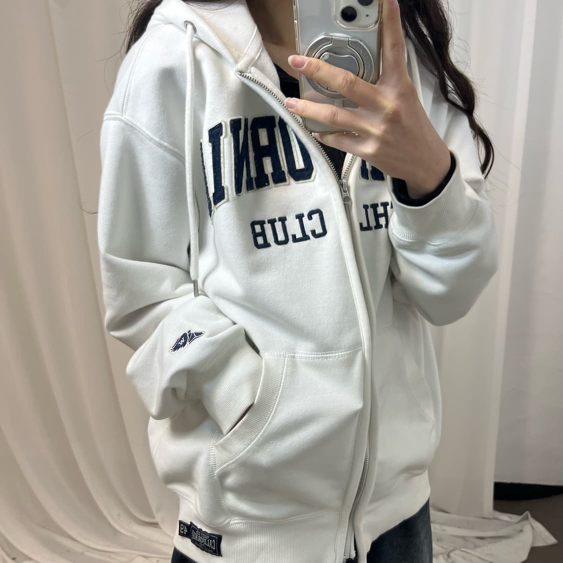 WHO.A.U Two-Way Hoodie Zip-Up 상품이미지3