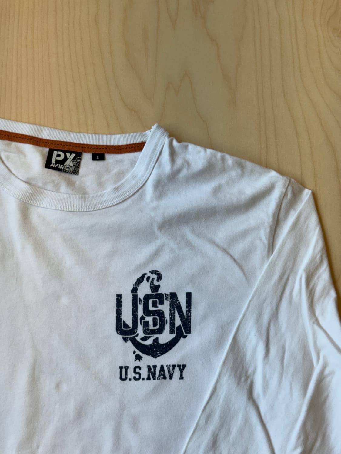 Avirex USN Long Sleeve T-Shirt 상품이미지3