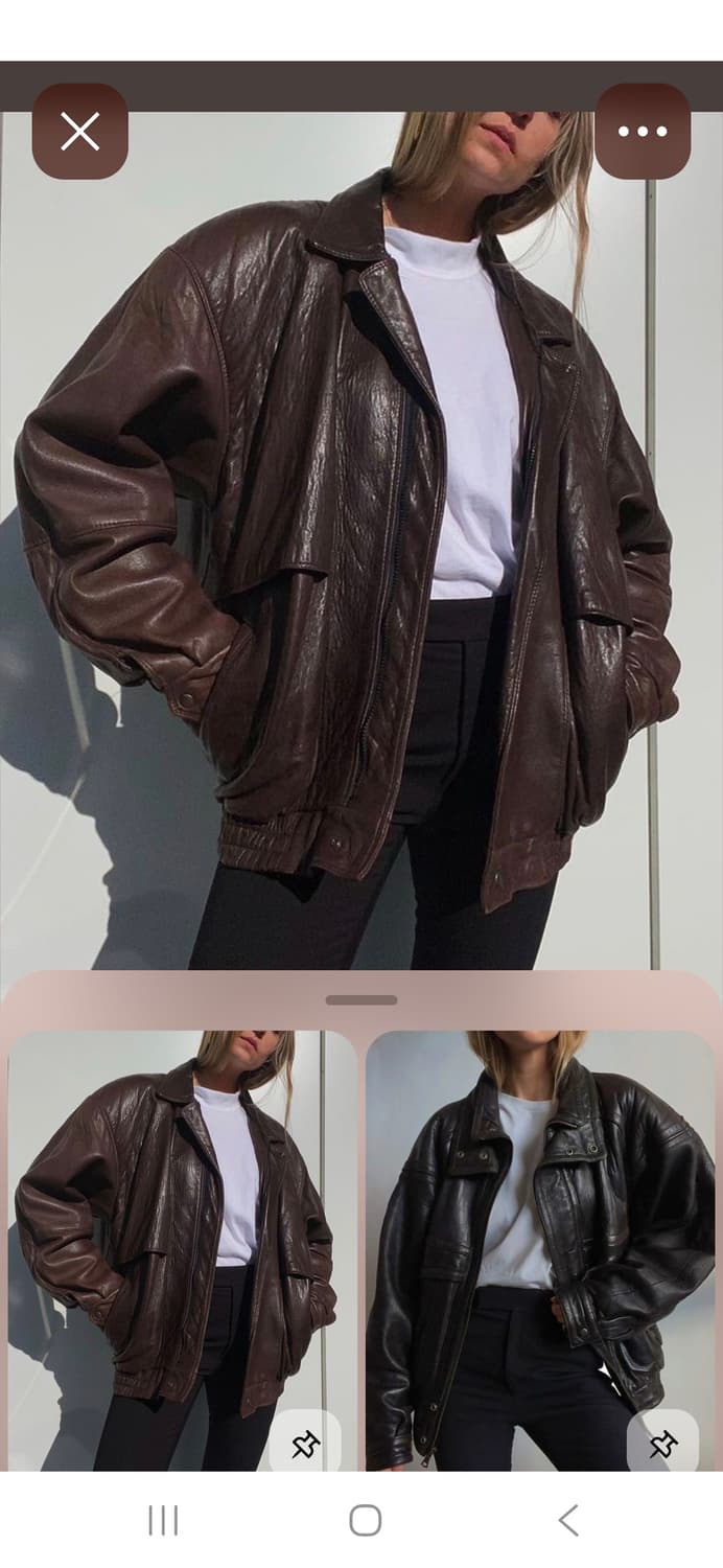 재패니즈 빈티지 오버사이즈 가죽자켓 상품이미지7