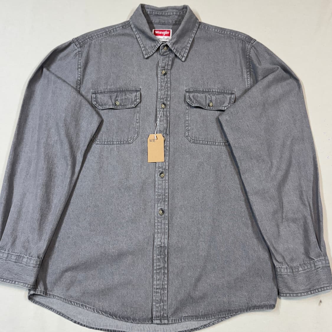 M) Wrangler 랭글러 투포켓 워크웨어 코튼 셔츠 W38 상품이미지2