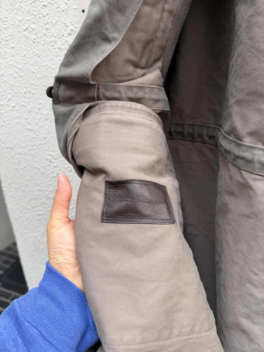 20s 빈티지 페라가모 몰스킨 후드 파카 상품이미지3