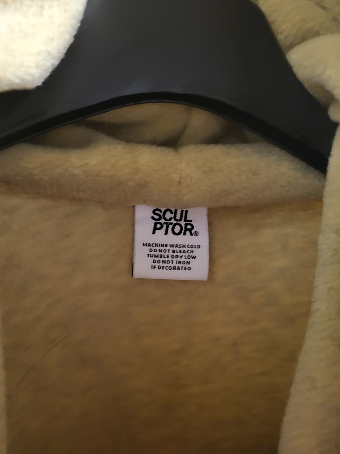 SCULPTOR 스컬프터 크롭 기모 후드티 상품이미지5