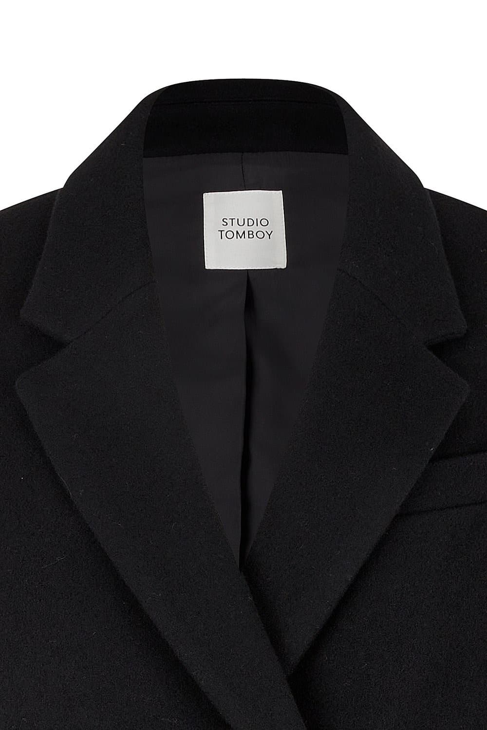 (새상품) 스튜디오 톰보이 반더블 방모 자켓 상품이미지2