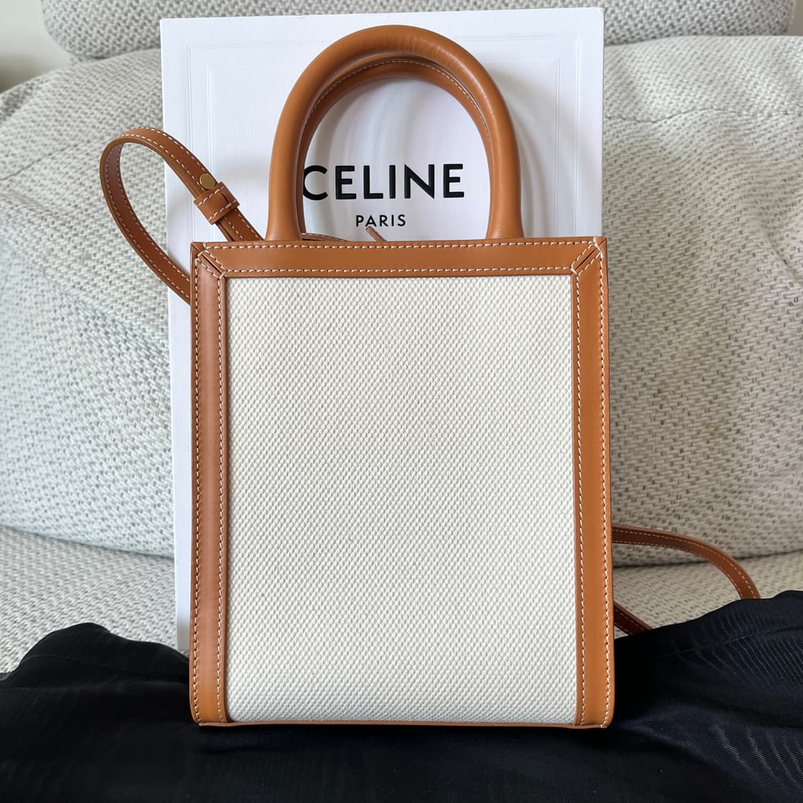 신품급 셀린느 카바스 미니 토트백 숄더백 상품이미지4