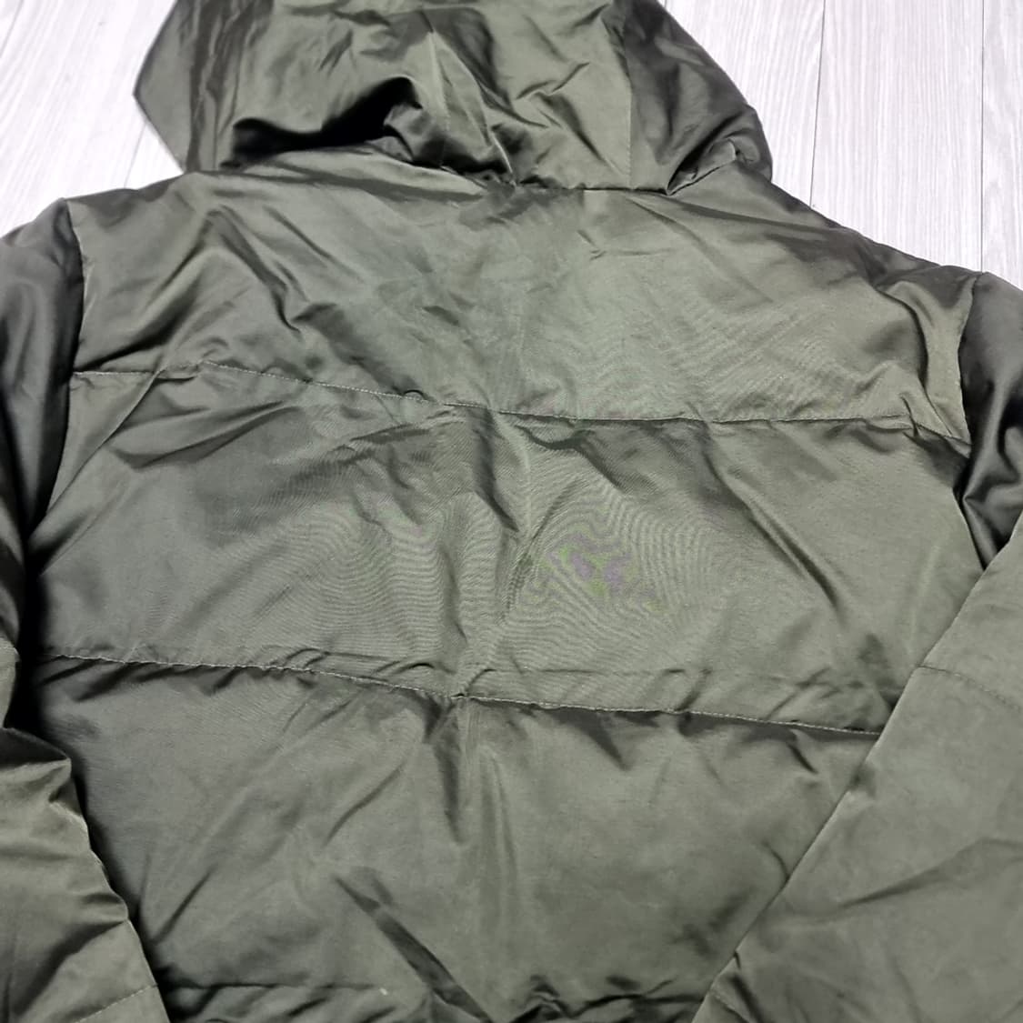 랄프로렌 카키색 후드 오리털 패딩 점퍼(95-100) 상품이미지9