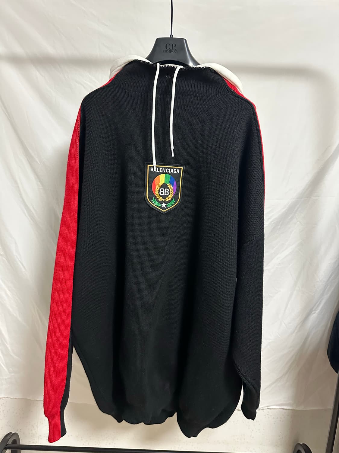 발렌시아가 로고 니트후드 (110/S) 상품이미지1