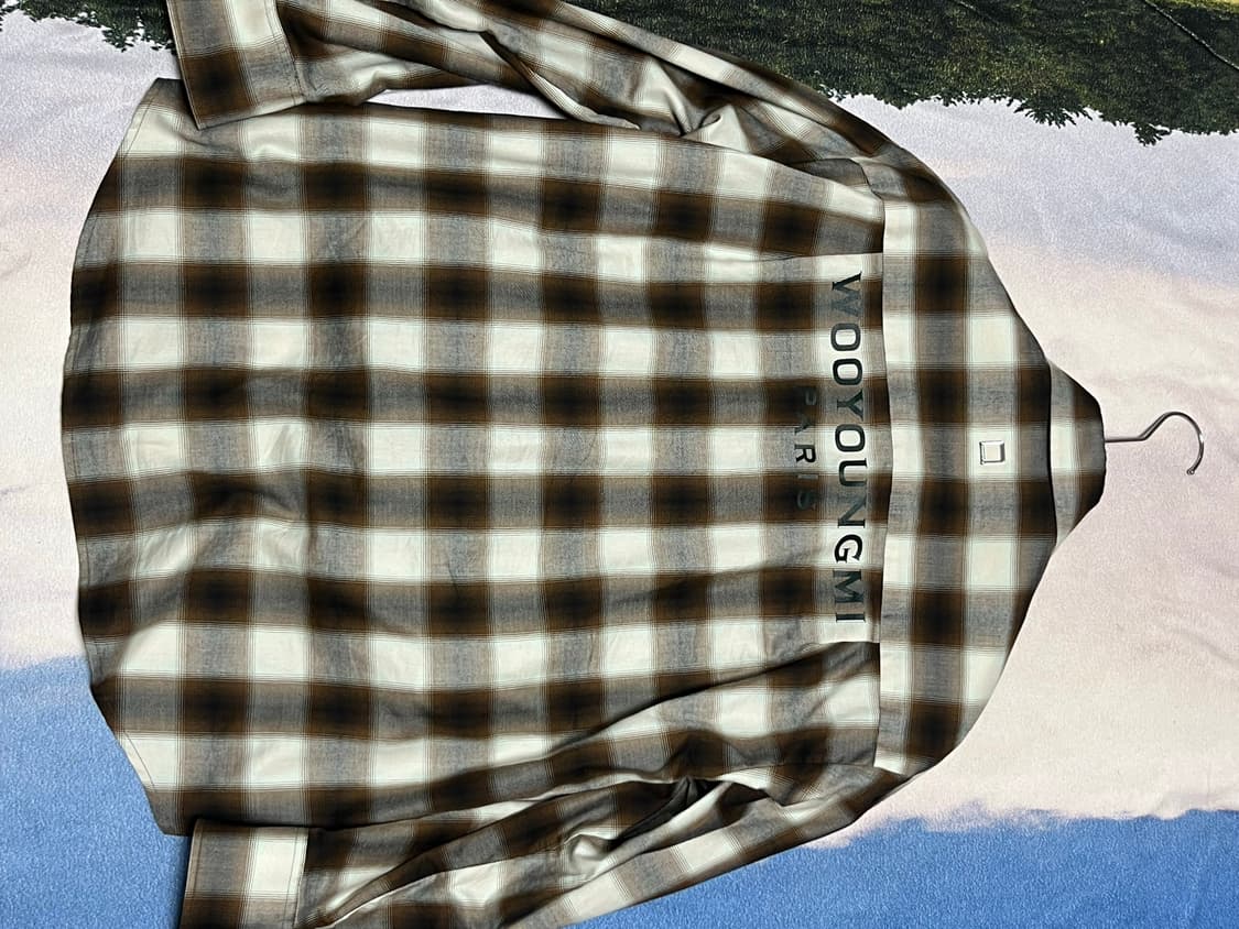 우영미 체크 셔츠 상품이미지3