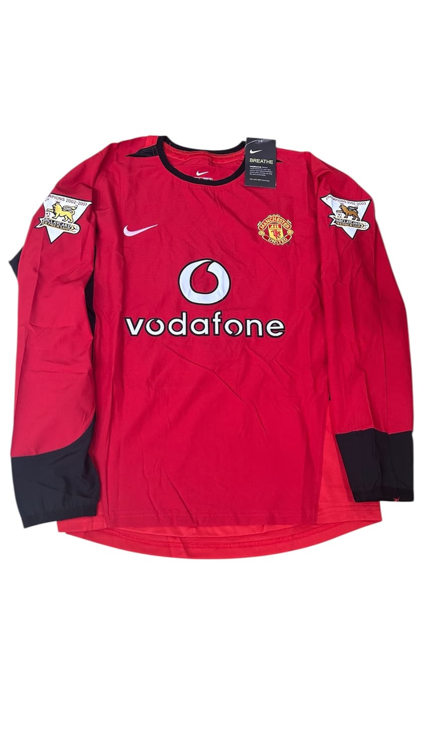 02-04 맨유 홈 스콜스 유니폼 긴팔 상품이미지1