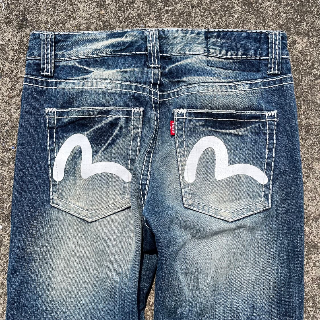 [34] 에비수 빅로고 데님 팬츠 상품이미지8