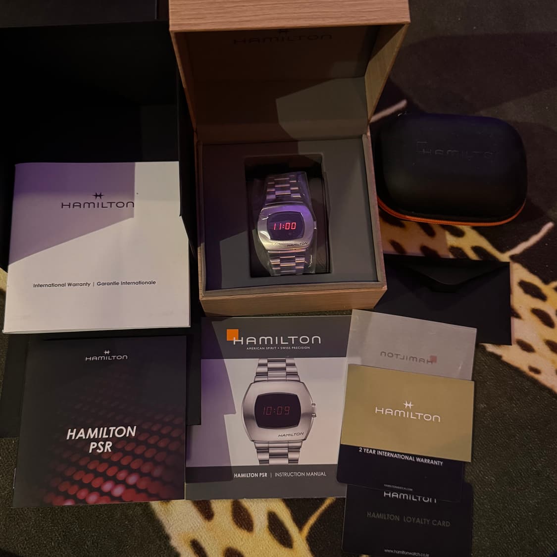 해밀턴 PSR 디지털 시계 풀박스 (미사용급) 상품이미지1