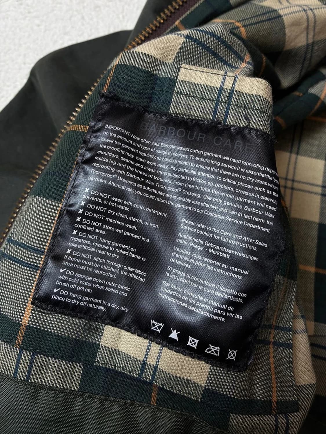 바버 BARBOUR 비데일 왁스 자켓 PN7737 상품이미지10