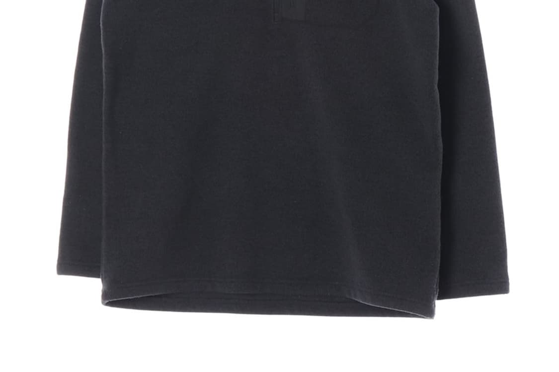 컬럼비아 올블랙 배색 반집업 플리스 2XL 상품이미지4