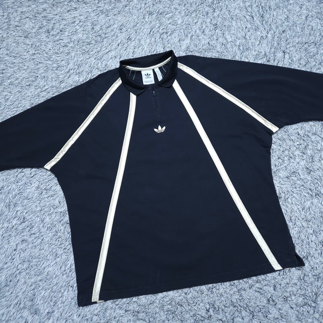 아디다스) XL 남자 오버핏 럭비 폴로셔츠 / 왕눈이샵 상품이미지2