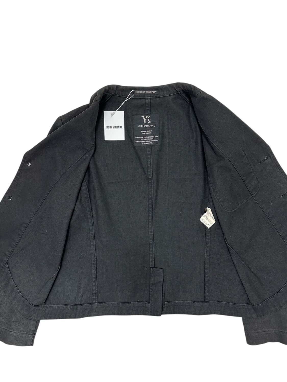 Y’s Yohji Yamamoto Cropped Jacket 상품이미지4