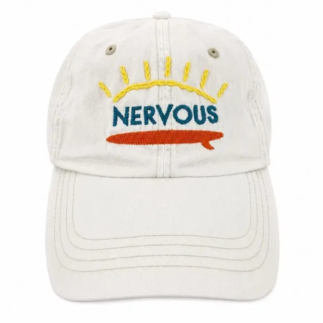 NERVOUS 볼캡 (화이트) 상품이미지1