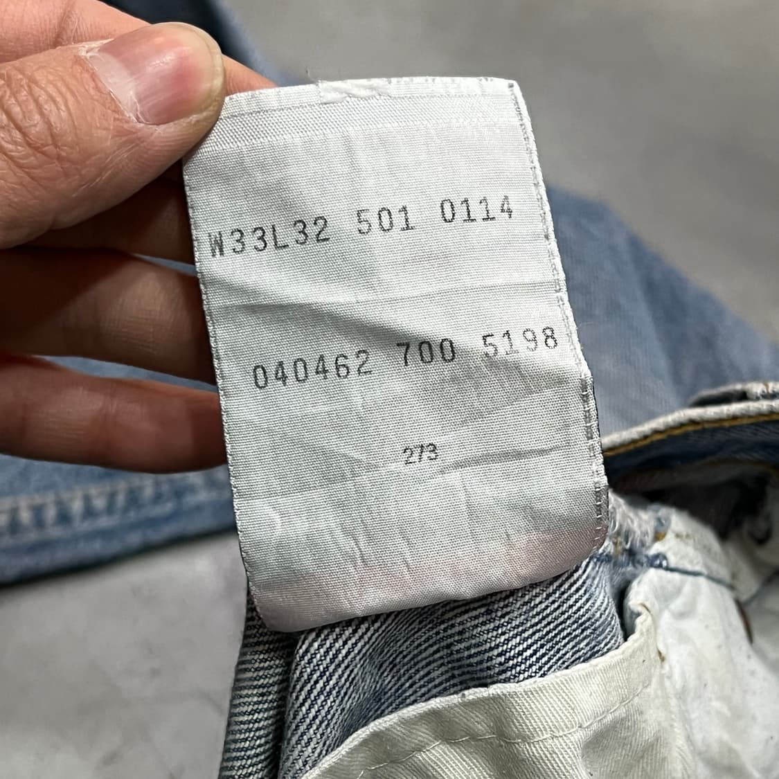  리바이스 501 데님 팬츠 y15223 상품이미지8