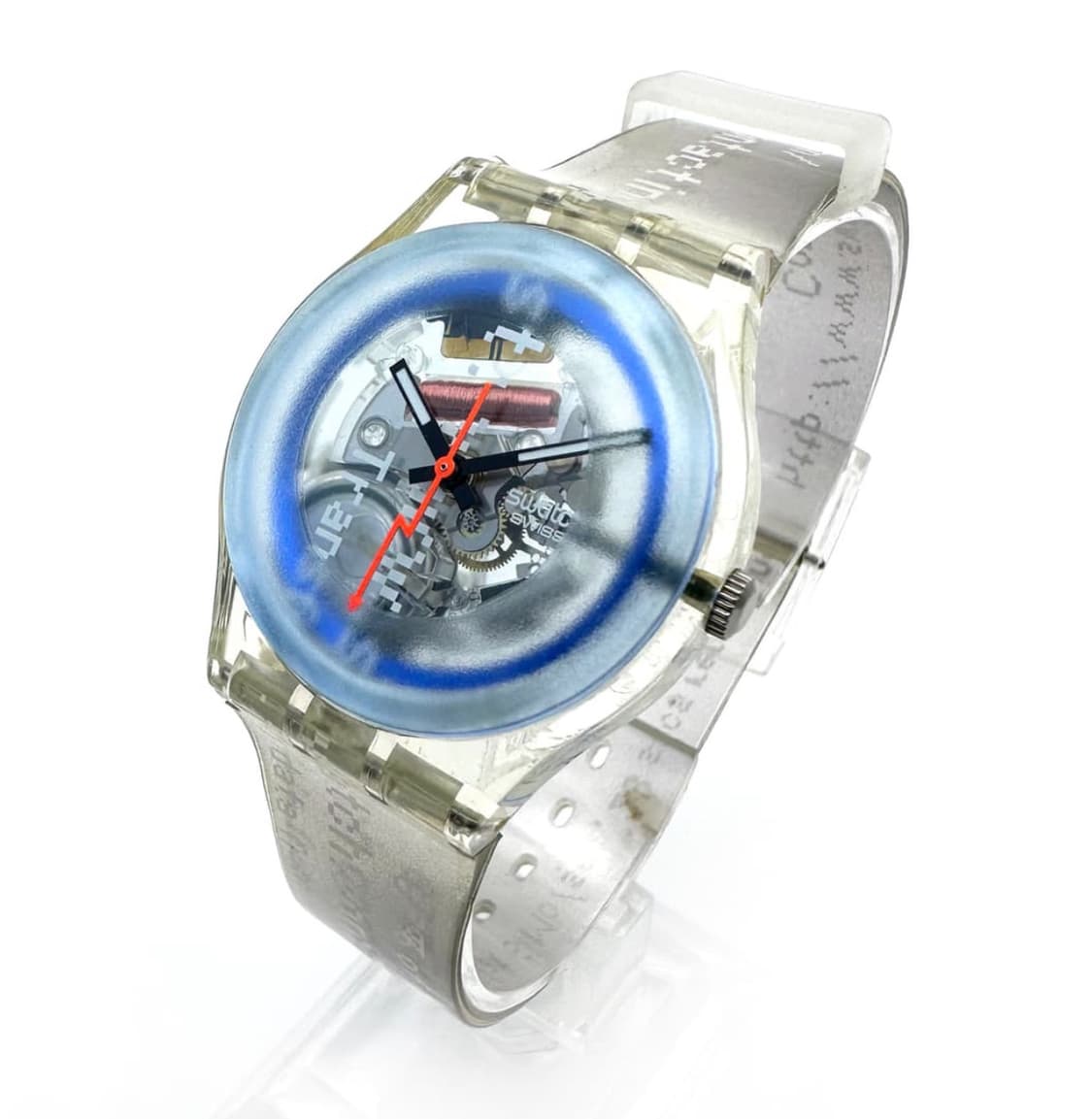 00s 스와치 사이버 커맨더 클리어 시계 상품이미지2