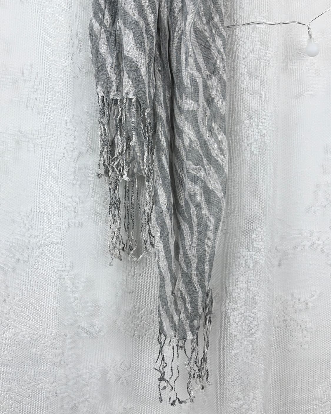 JPN zebra-patterned scarf 상품이미지6