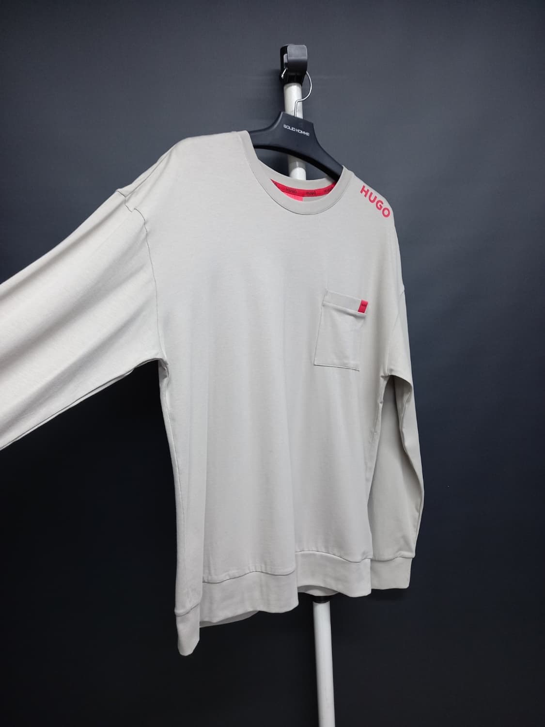 새 휴고 보스 남성 춘추 박시핏 티셔츠 90-100 상품이미지4