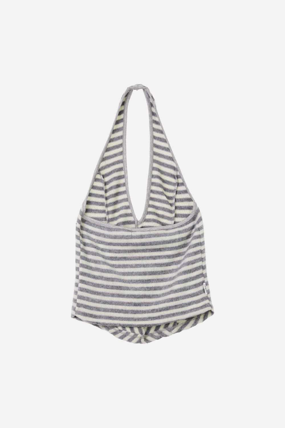 세릭 cerric Fluffy Stripe Sleeveless Gray 상품이미지2