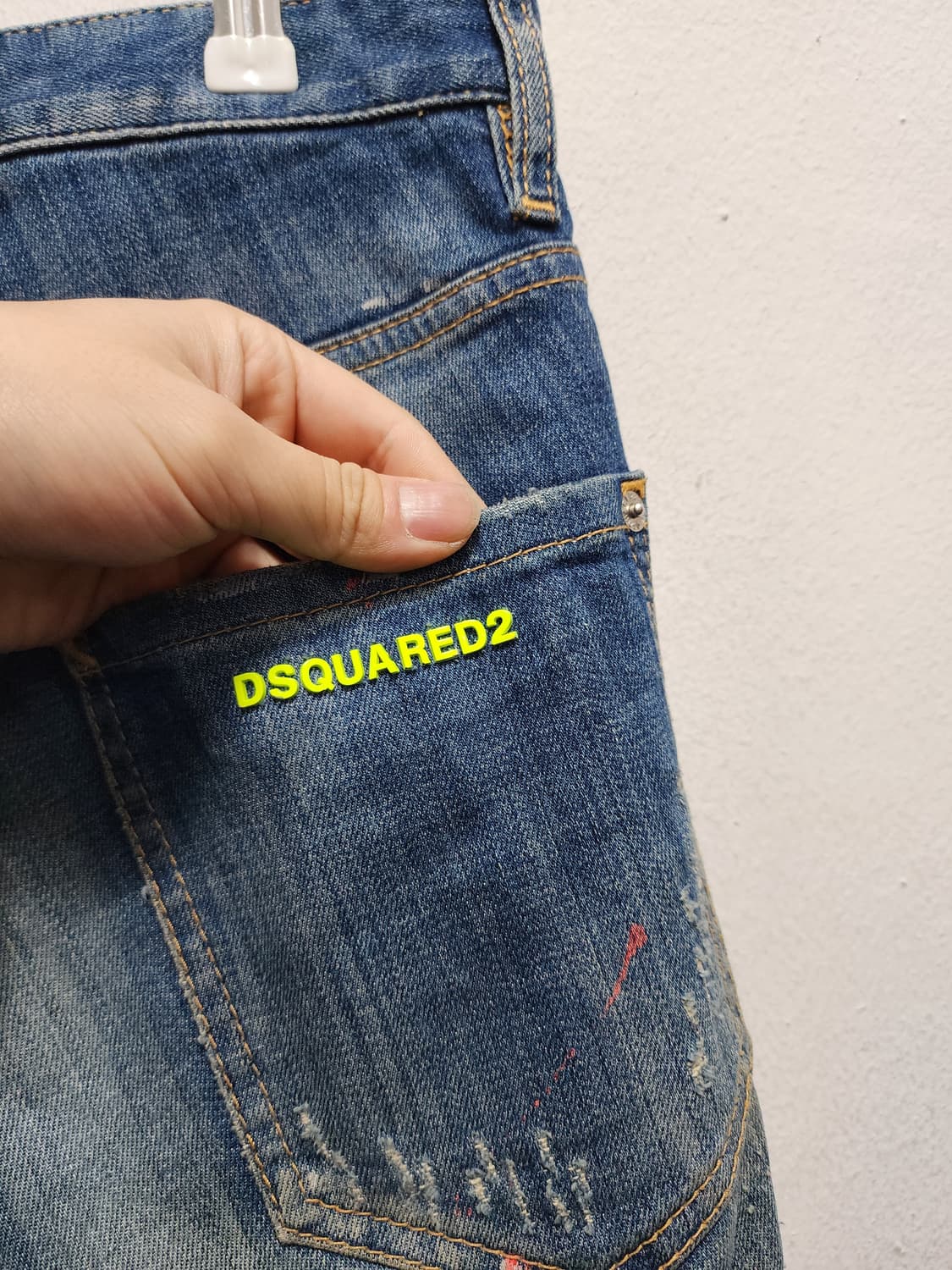 디스퀘어드2 쿨가이 네온진 바이커진 상품이미지3