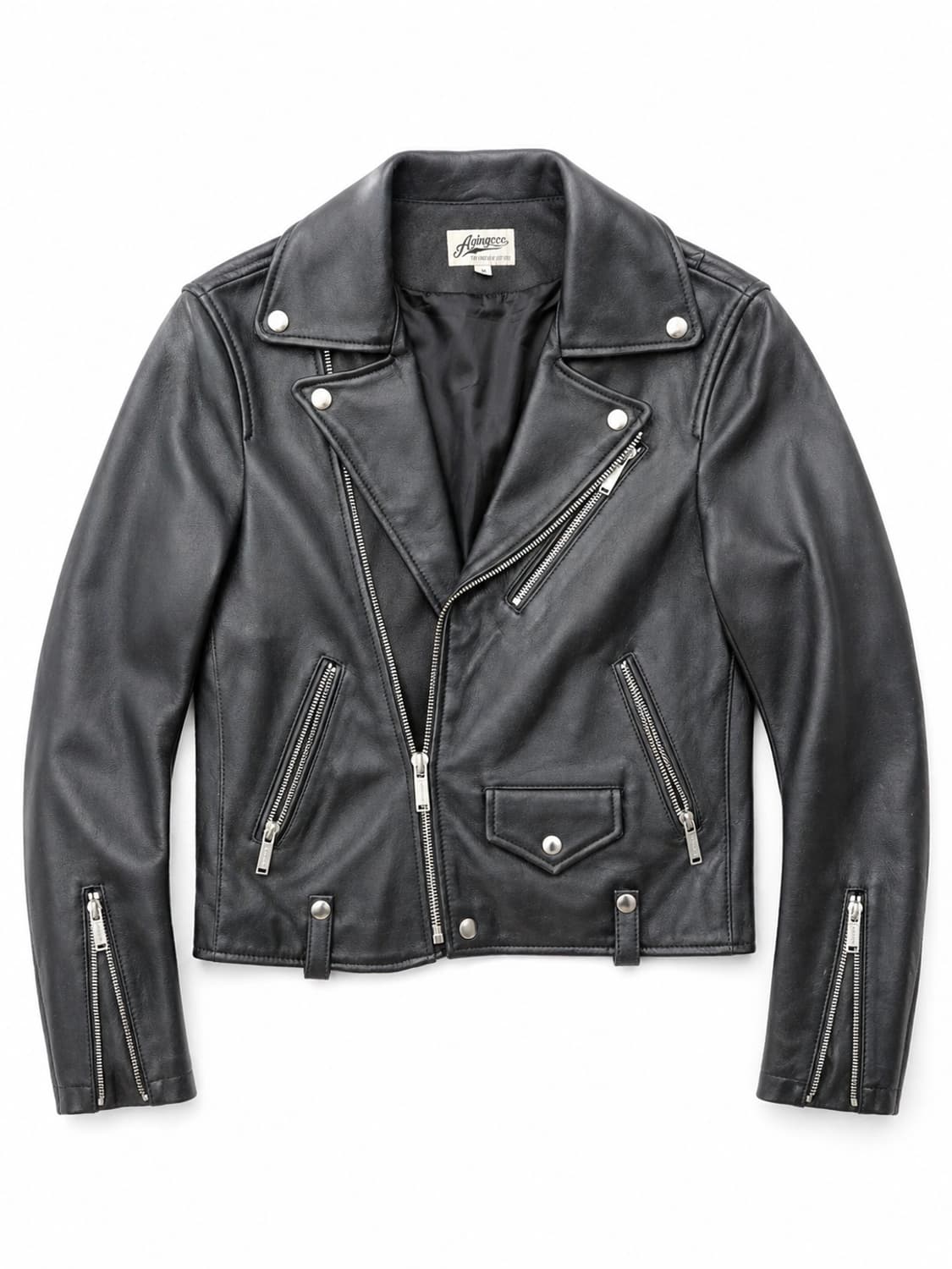 에이징씨 라이더 자켓 S (이탈리안 레더) 상품이미지1