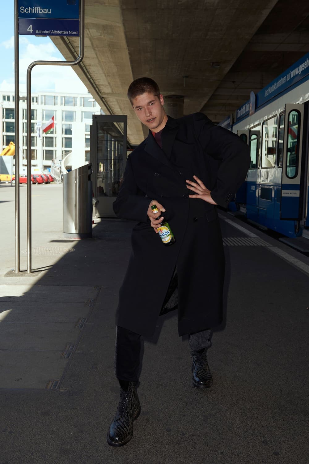 베트멍 더블 브레스티드 코트 상품이미지1