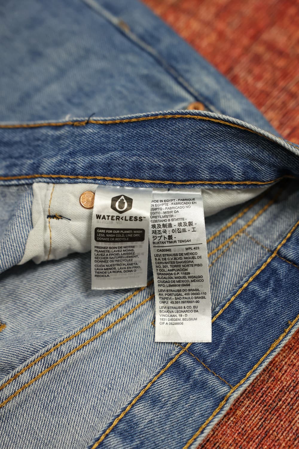 리바이스 93 501 데님팬츠 판매 상품이미지6