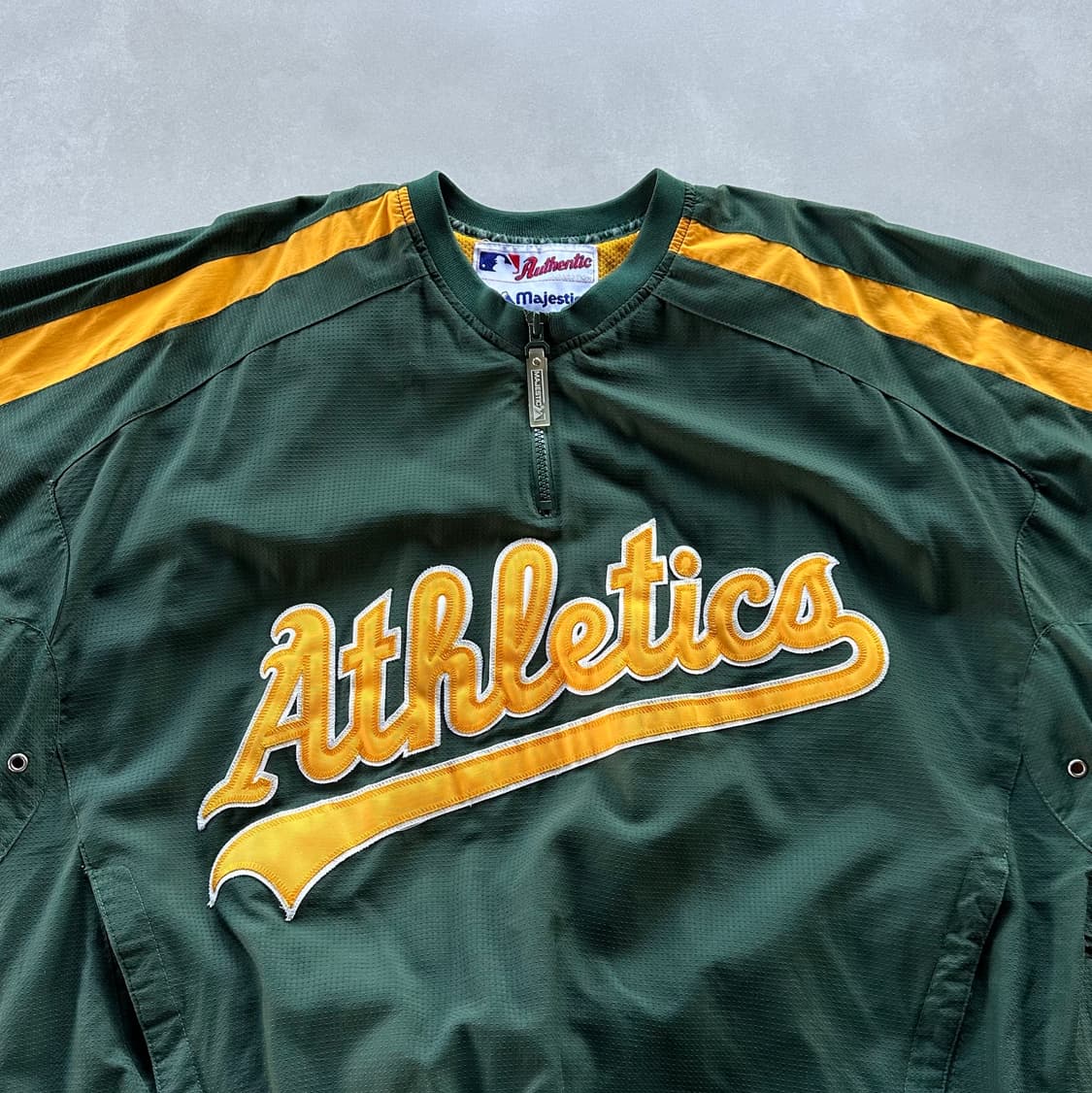 [M]마제스틱 어센틱 오클랜드 스타디움 풀오버 자켓 상품이미지4