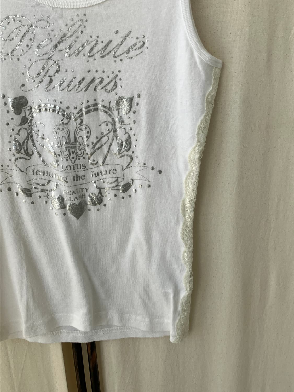 silver printing lace sleeveless 상품이미지7