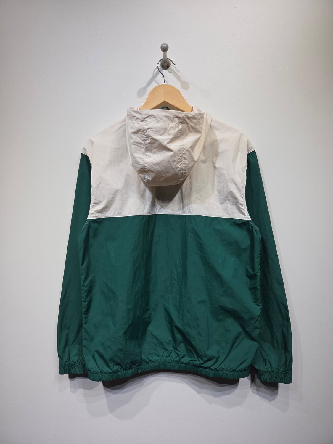 아디다스 오리지널스 컬러블록 윈드브레이커 그린 상품이미지6