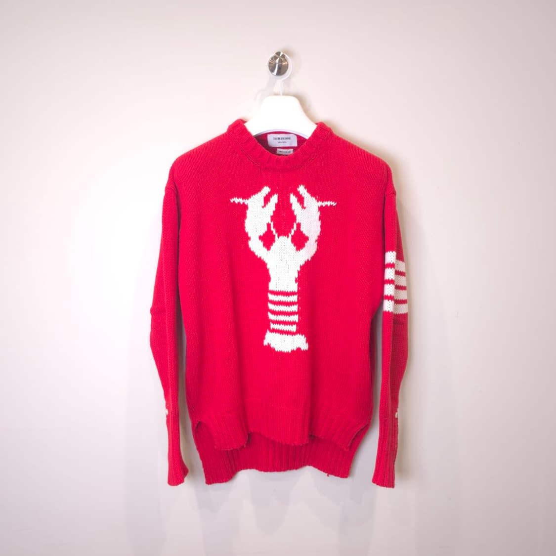 [중고/정품] 톰브라운 사선 랍스터 인타르시아 니트 상품이미지1