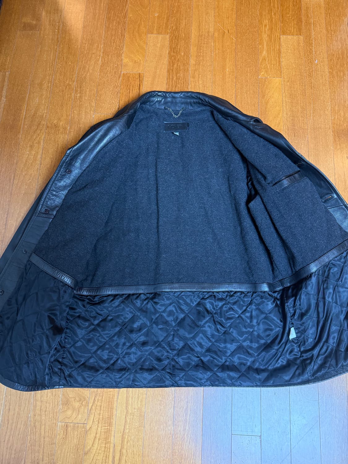 올드 제이크루 레더 카코트 상품이미지4