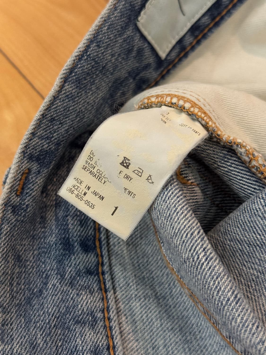 AGING CRASH SELVEDGE DENIM STRAIGHT 5P 상품이미지9