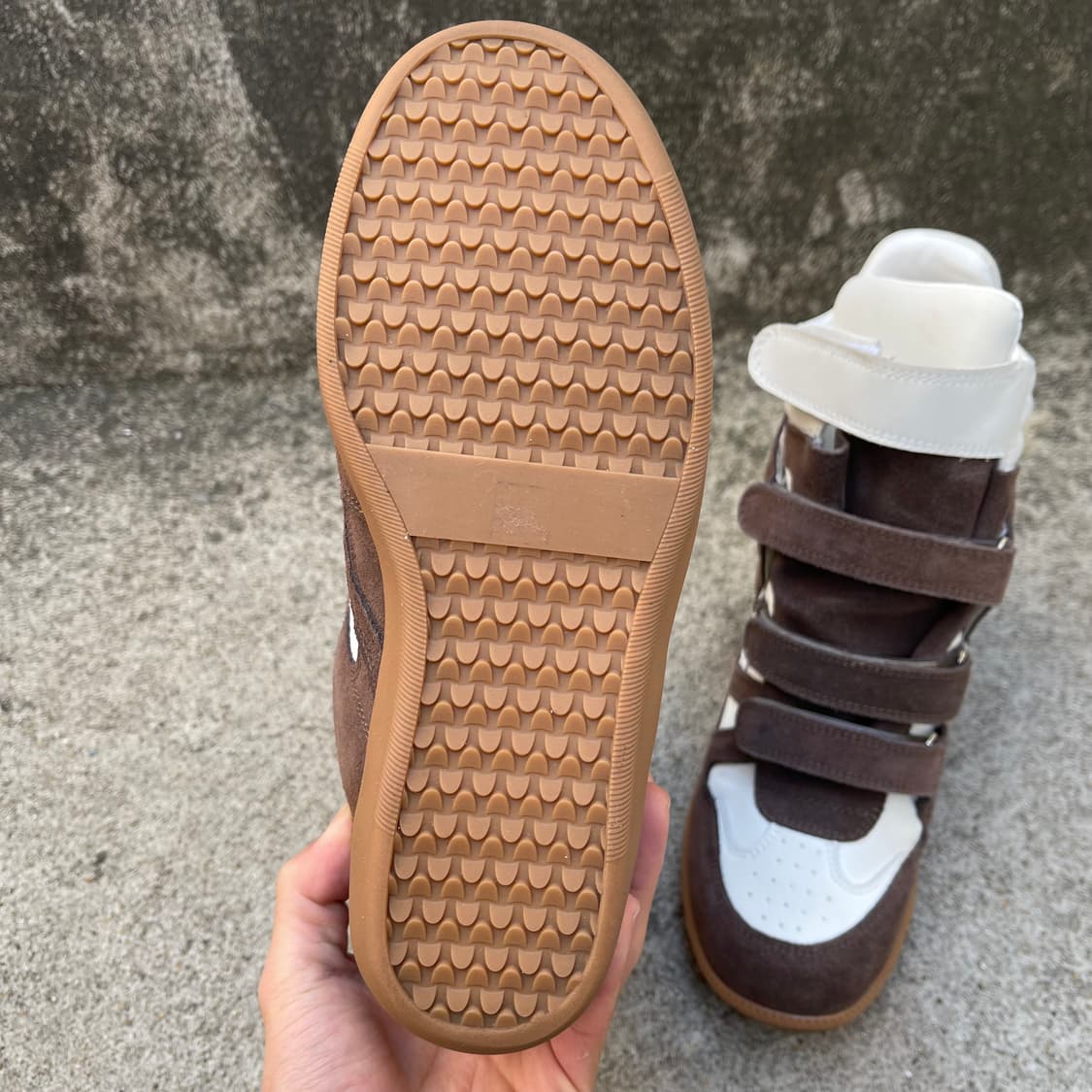 [39] Designer 가죽/스웨이드 웨지힐 스니커즈(250) 상품이미지8