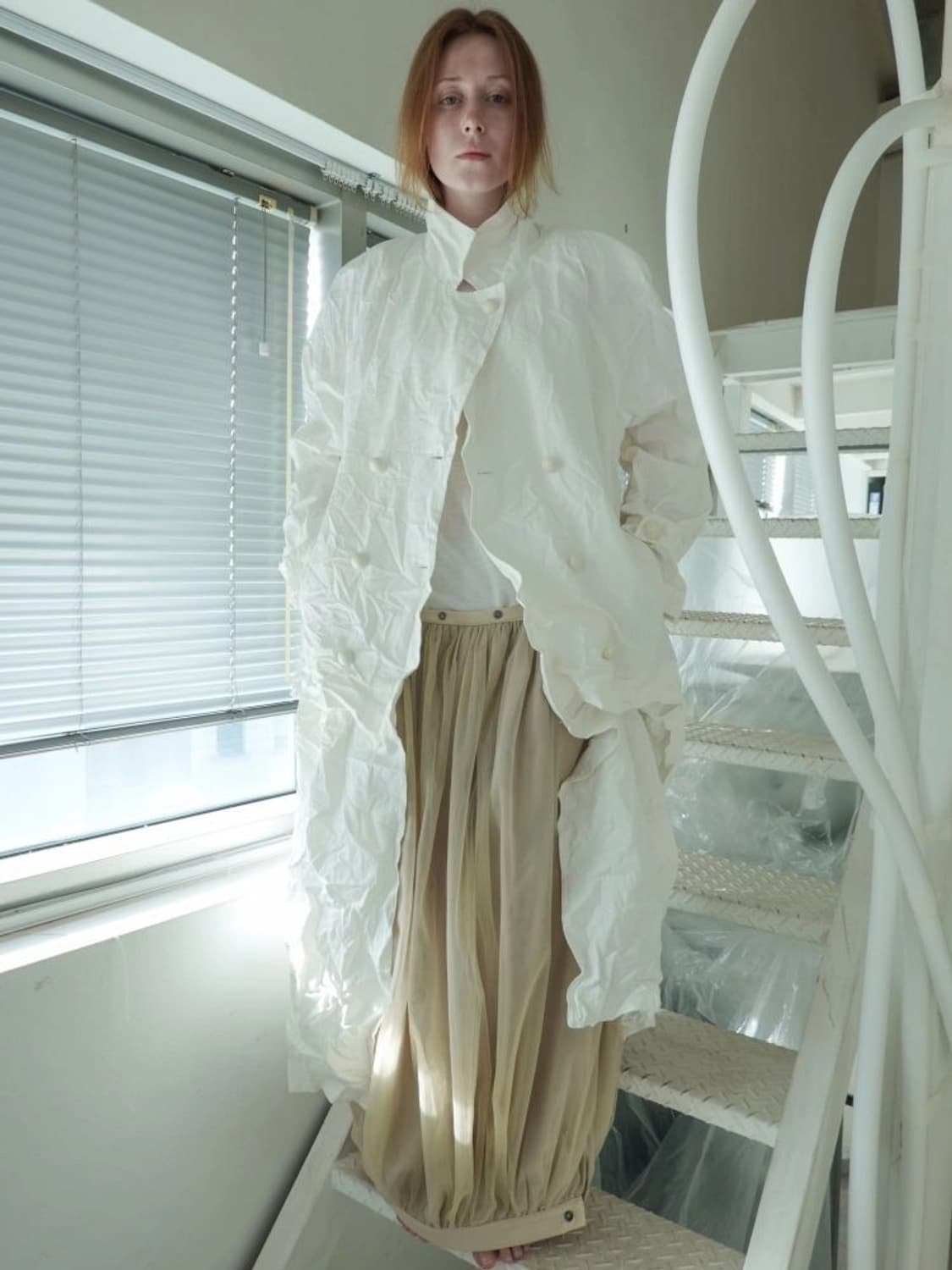 Paper Vintage Coat white 상품이미지1